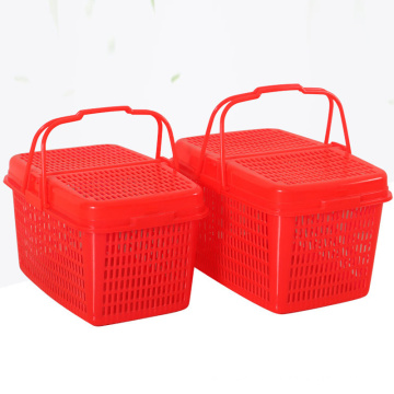 New Multipurpose picnic storage basket plastic vegetable basket set